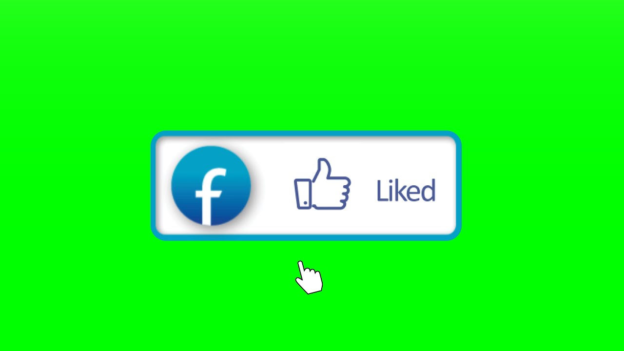 Green Screen Facebook Page Like Animation 🎬