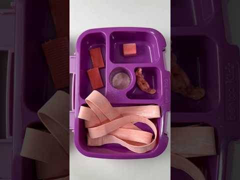 Packing School Lunch *ONLY PINK GUM* #shorts