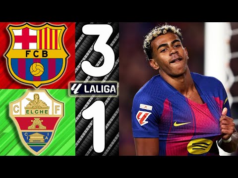 🎥 Barcelona vs. Elche [3-1] - Match Review (La Liga 2025/2026)