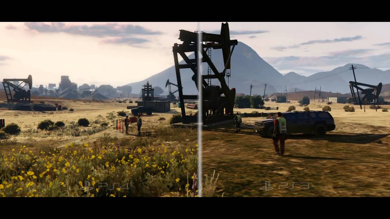 GTA V PS3 to PS4 Comparison 🎮