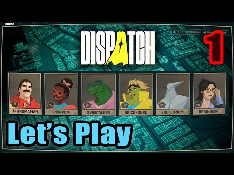 Dispatch - Funny Superhero Management Strategy Game Story Rich - Episodes 1 & 2 - Full Gameplay
