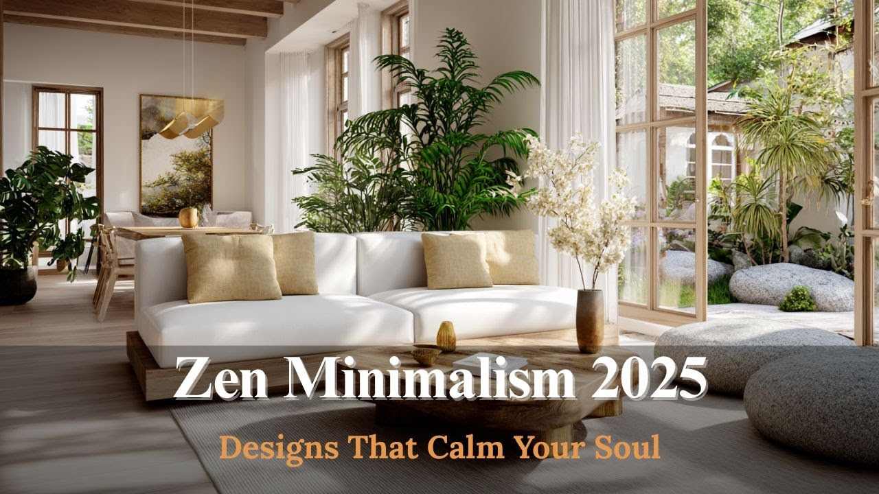 Japanese Zen Meets Timeless Minimalism   2025 Interior Design Ideas for Peaceful Living