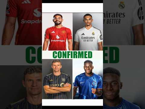 10 Confirmed Transfers Summer 2025 ✅ Arnold To Real Madrid #transfers2025 #football