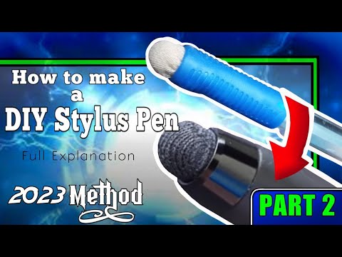 DIY Stylus Pen with Mesh Tip | Easy Tutorial 2023 ✍️