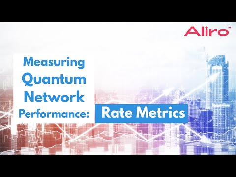 Measuring Quantum Network Performance with Rate Metrics