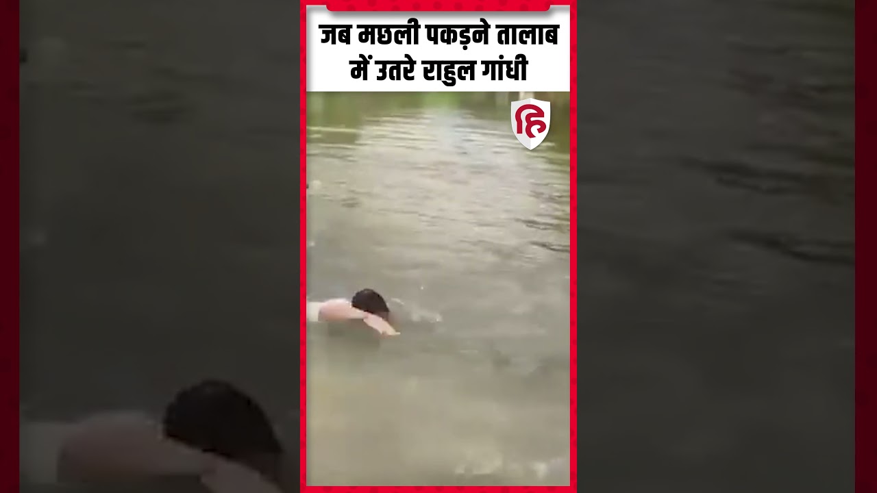 बिहार इलेक्शन: राहुल गांधी ने मछली पकड़ने तालाब में किया अनोखा प्रयास 🐟