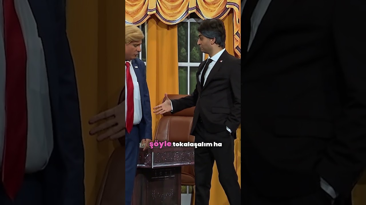 Trump & Macron's Endless Handshake! 😁 #Shorts