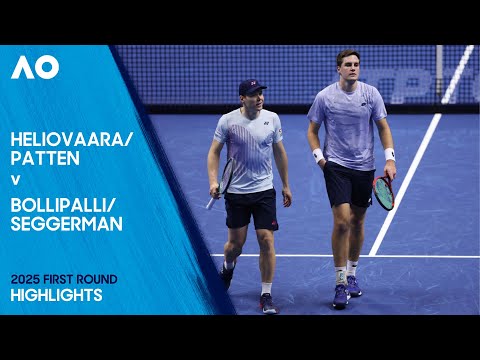 Heliovaara/Patten v Choudary Bollipalli/Seggerman Highlights | Australian Open 2025 First Round