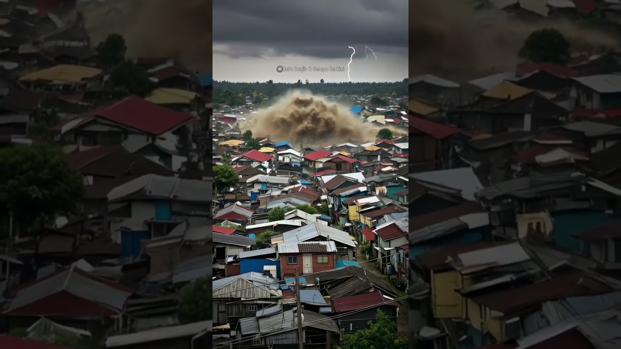 Bencana Ganda: Gempa dan Banjir Bandang Hancurkan Pemukiman Warga! 🌊🌀