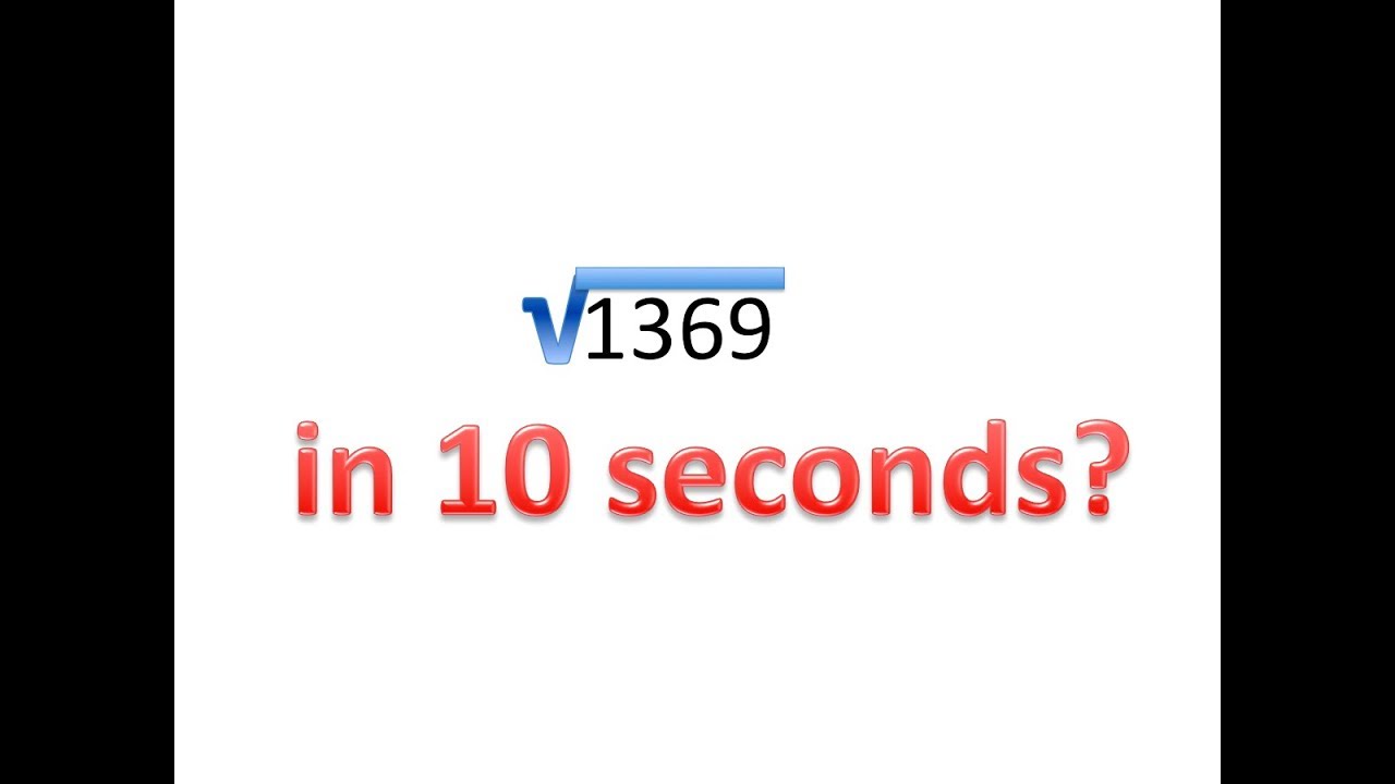 Master Vedic Maths Square Root Shortcut in Seconds! 🔢