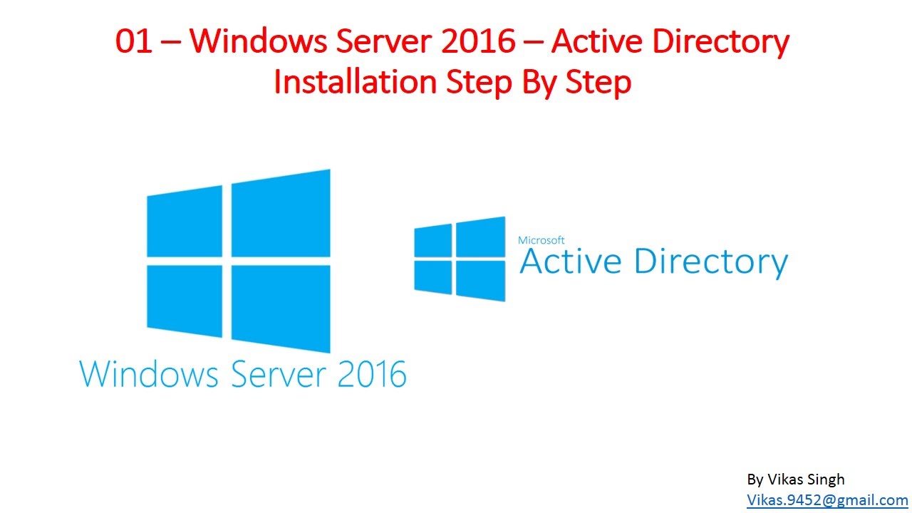 01 Windows Server 2016 Active Directory Setup Guide 🖥️