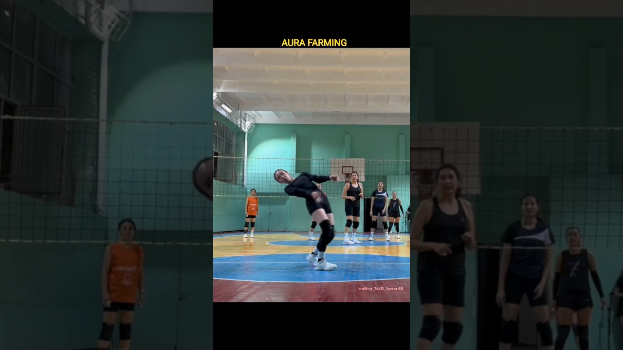 Aura farming ⚡☠️🗿. [subscribe] #volleyball #viralvideo #sports #algorithms #algorithm #aura
