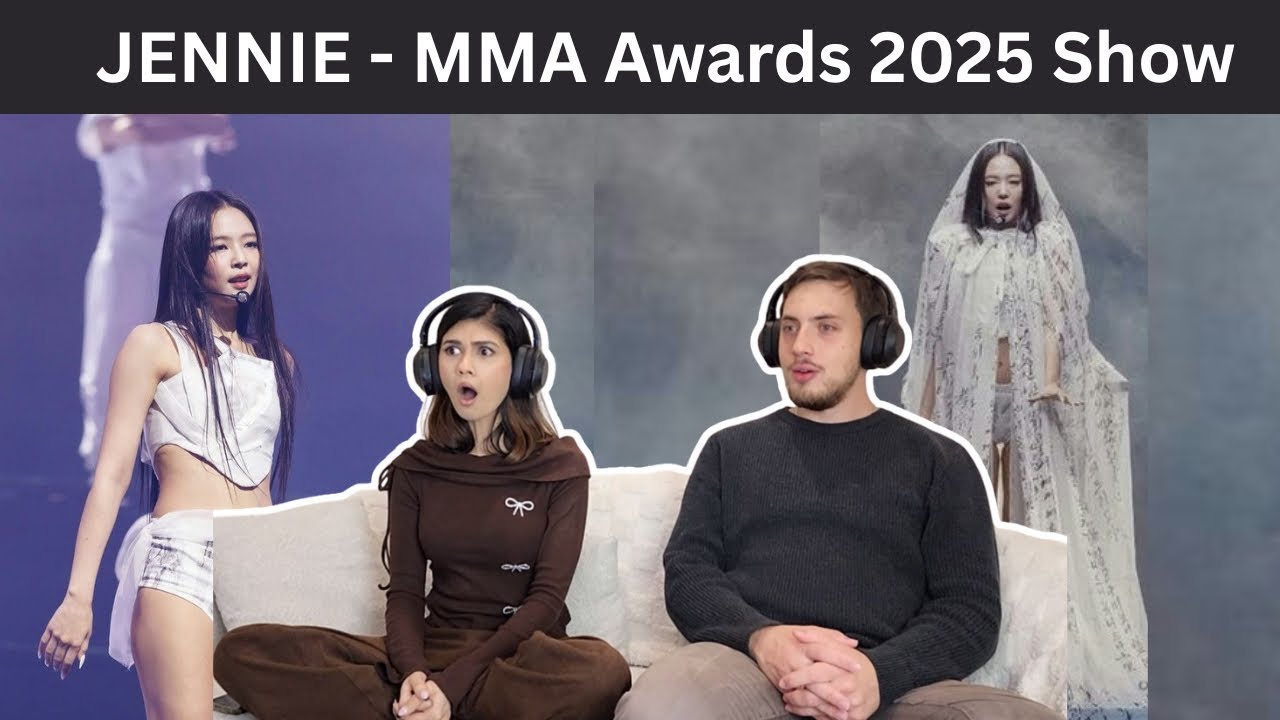 K-POP Newbies React to Jennie at MMA 2025 🎤