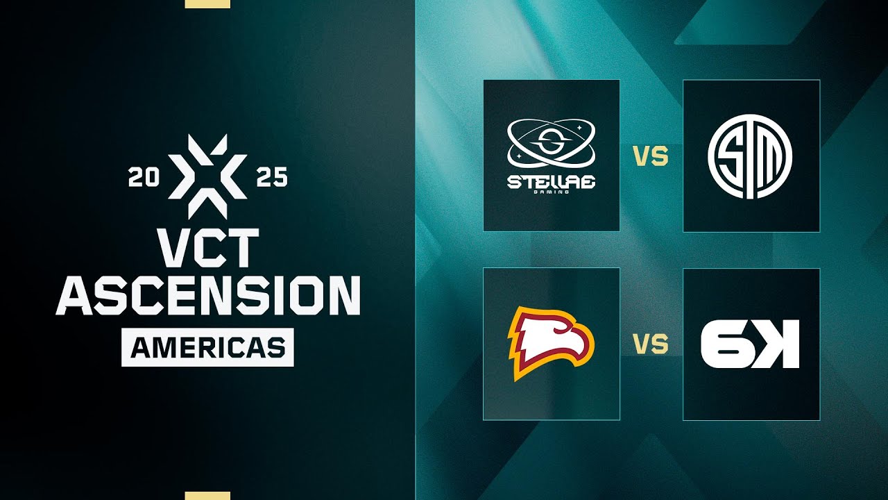 VCT Ascension Americas 2025 Swiss: STE vs TSM & WU vs 6K