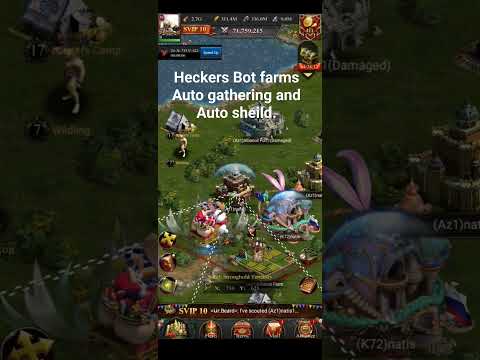 Clash of kings the west ... Hecker using bot farms