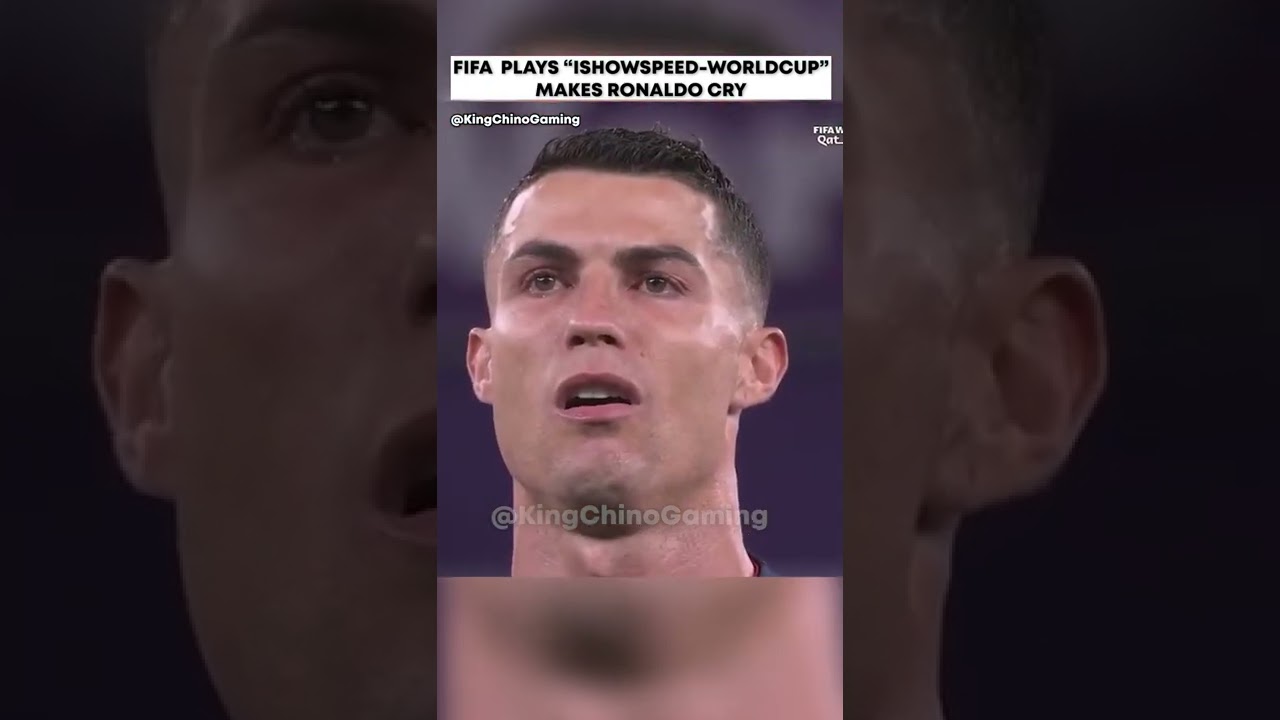 FIFA & IShowSpeed's World Cup Song Makes Ronaldo Cry 🌍