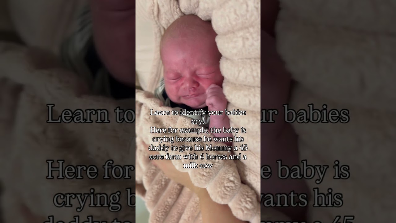 How to Recognize Your Baby's Crying 🍼