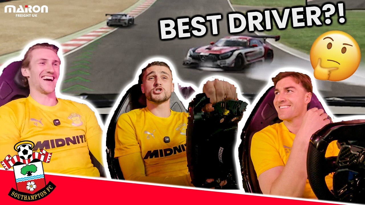 Who's the BEST Saints driver?! 🚗 | Southampton take on the Mairon Racing Sim