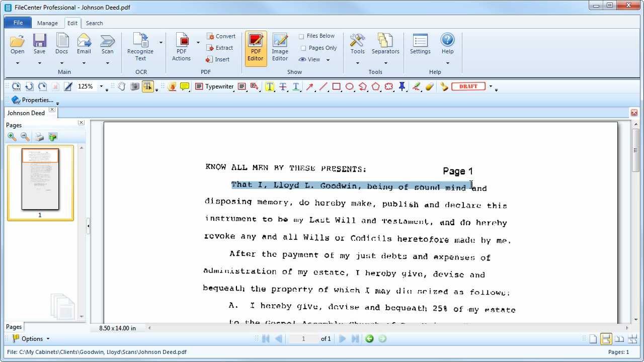 Make PDFs Searchable with FileCenter's OCR