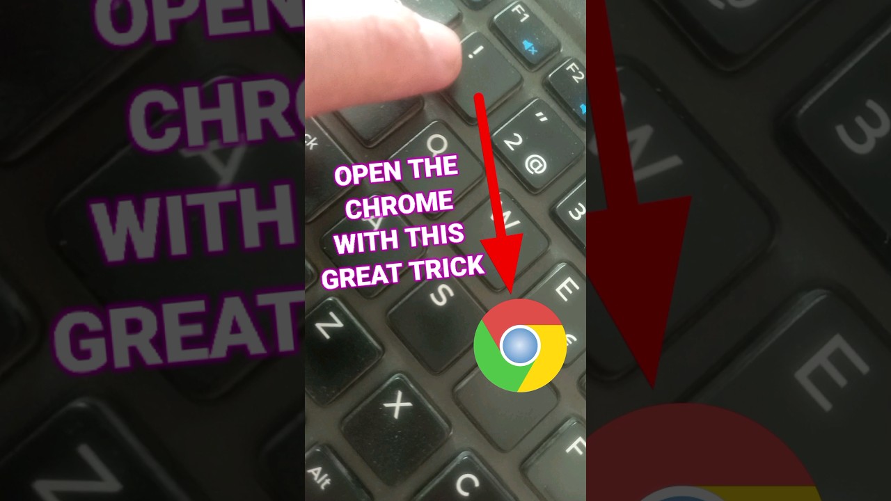 Quickly Open Chrome Using Keyboard Shortcuts β¨
