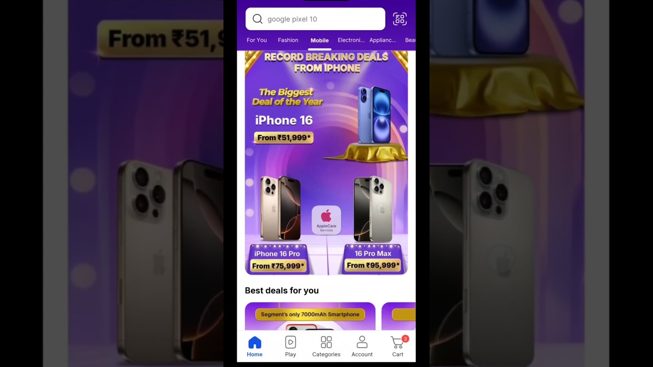 iPhone Prices Drop in Flipkart Big Billion Days 2025 📱