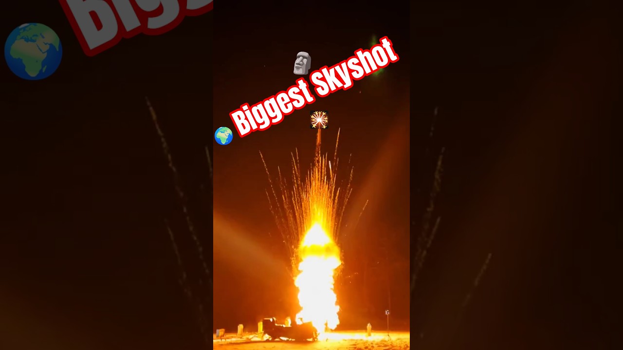 Largest Skyshot Fireworks in the World 🎆