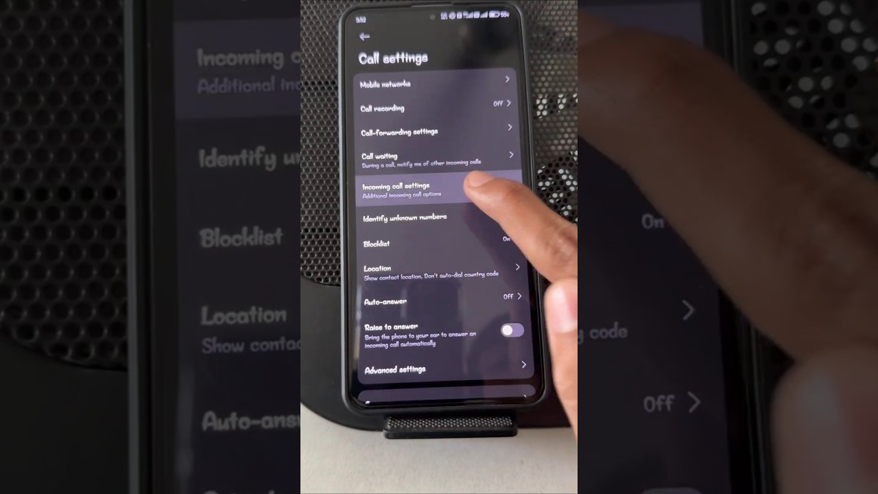 Call Settings | Incoming Calls Settings | Call Settings in Redmi Mobile! π