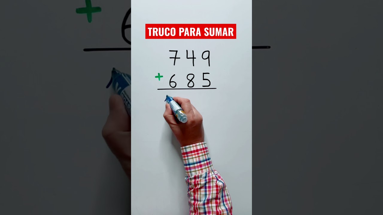 Truco Matemático para Sumar