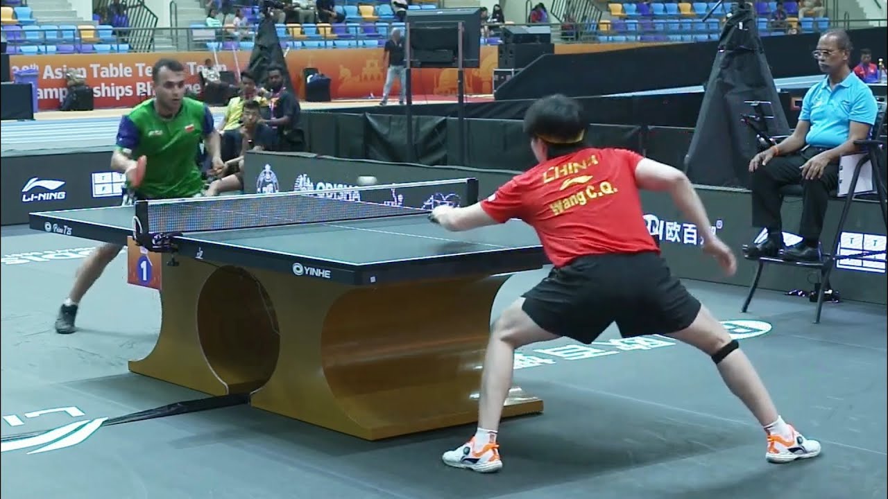Epic Showdown: Wang Chuqin vs Amir Hodaei | 2025 Asian Championships Quarter-Final 🏓