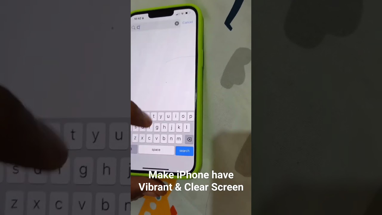 Make Your iPhone Screen Clear & Vibrant 📱