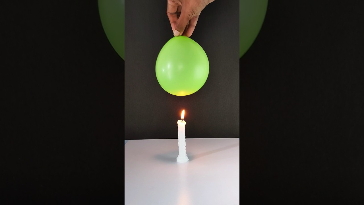 Air vs Water Balloon Over Candle 🔥