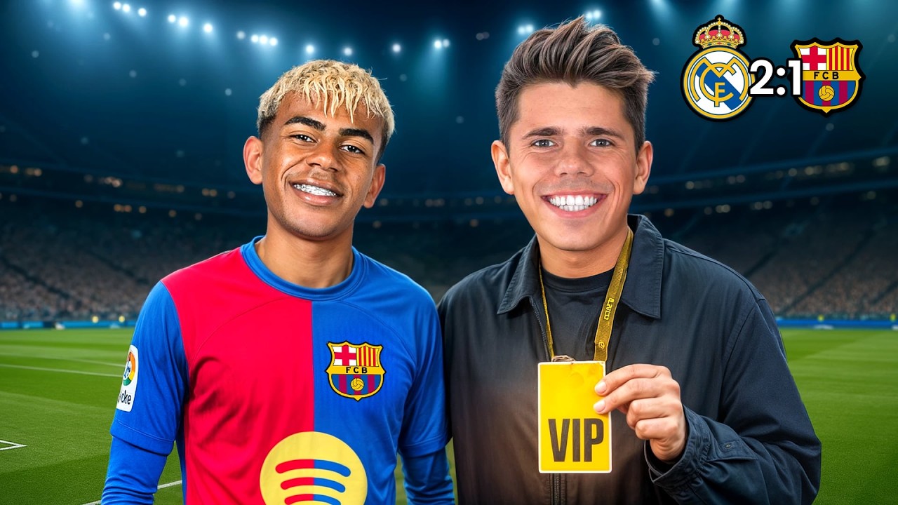 Kupiłem 5000 zł na bilet na mecz YAMALA! 🔥 Relacja na żywo: Real Madryt 2-1 Barcelona