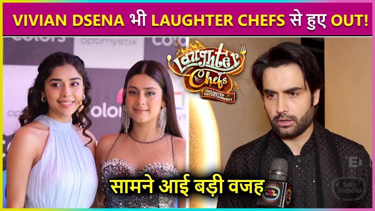 Vivian Dsena & Eisha Singh Exit Laughter Chefs 3
