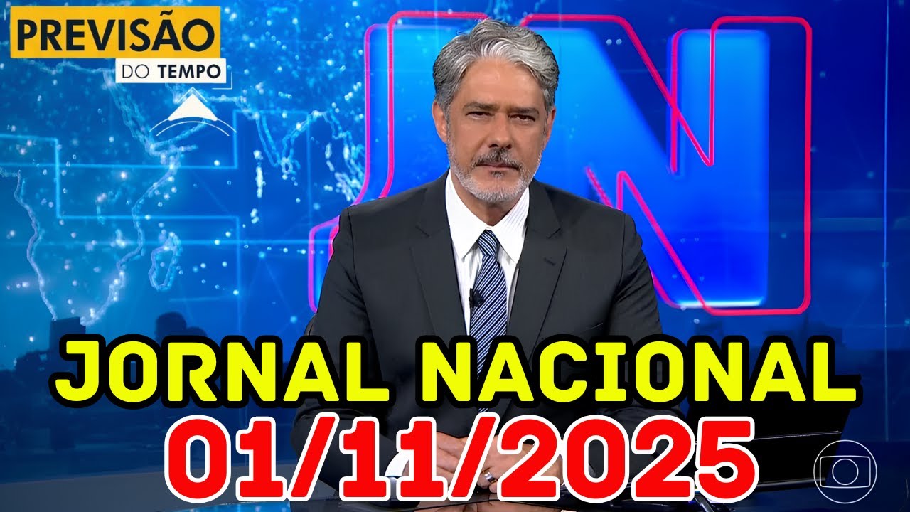 Previsão do Tempo para 1º de Novembro de 2025 🌤️ - Jornal Nacional