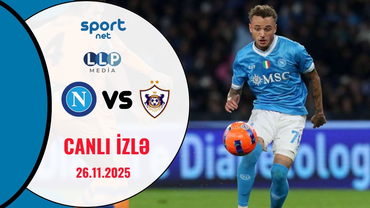 Napoli vs Qarabağ FK | UEFA Champions League Live ⚽