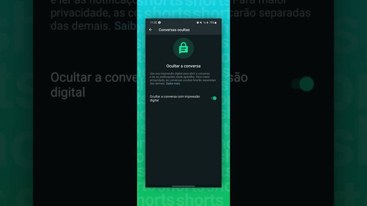 Como Excluir uma Conversa das Conversas Escondidas no WhatsApp