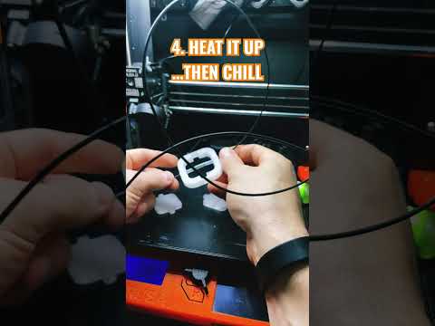 Welding 3D Printer Filament! #shorts