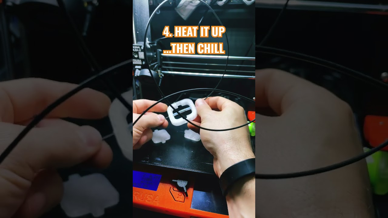 How to Weld 3D Printer Filament for Stronger Prints! ๐ง #Shorts