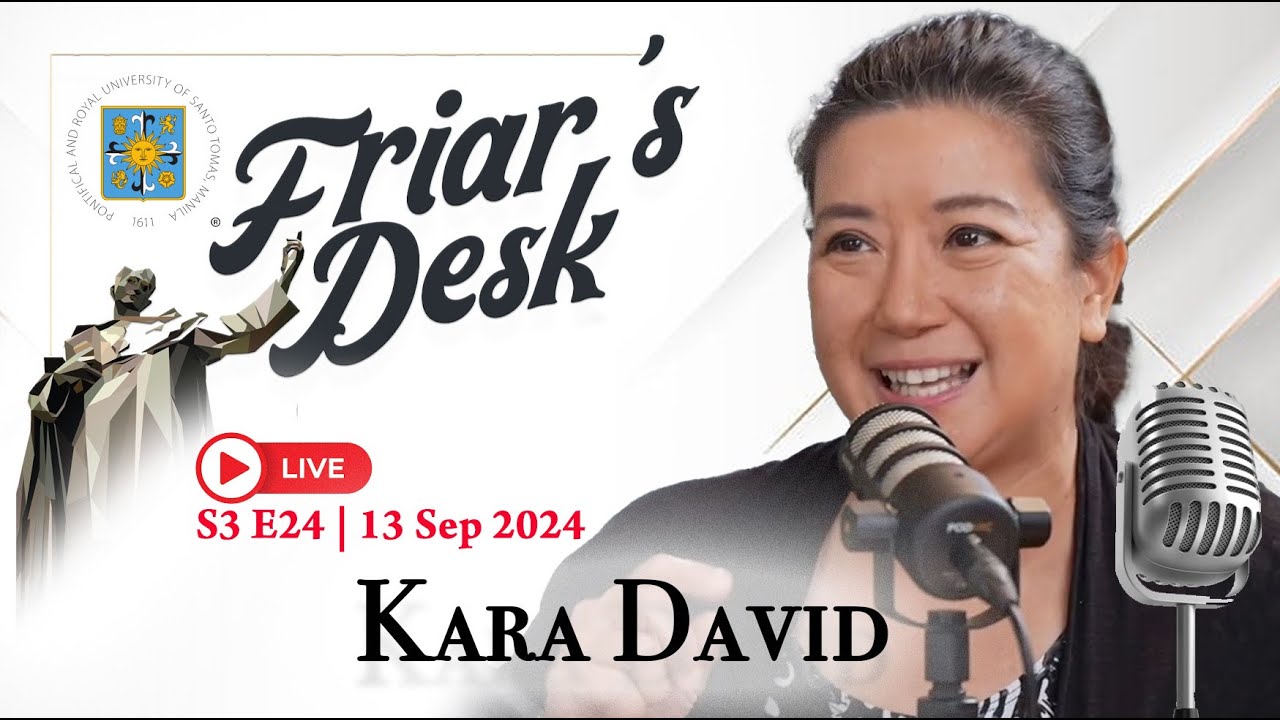 S3 E24 | Friar's Desk Special: Meet Ms. Kara David, Iconic i-Witness Host 🎥