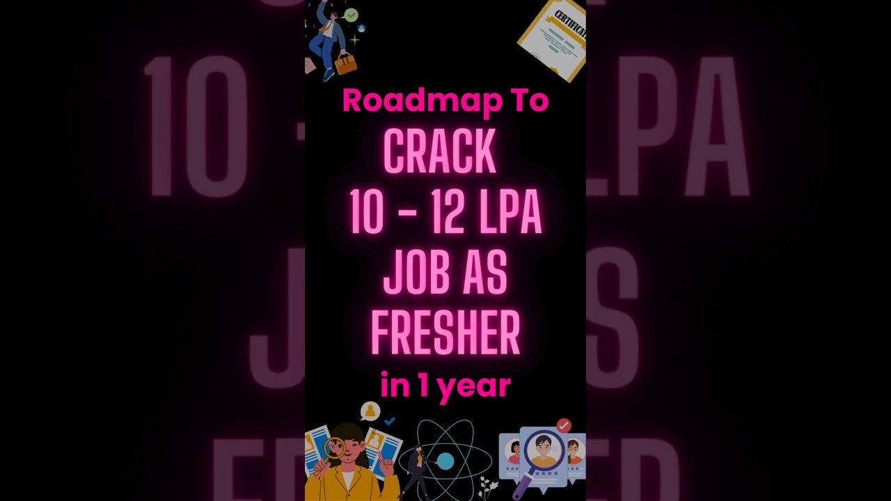 Path to 10-12 LPA Job in 1 Year 🚀