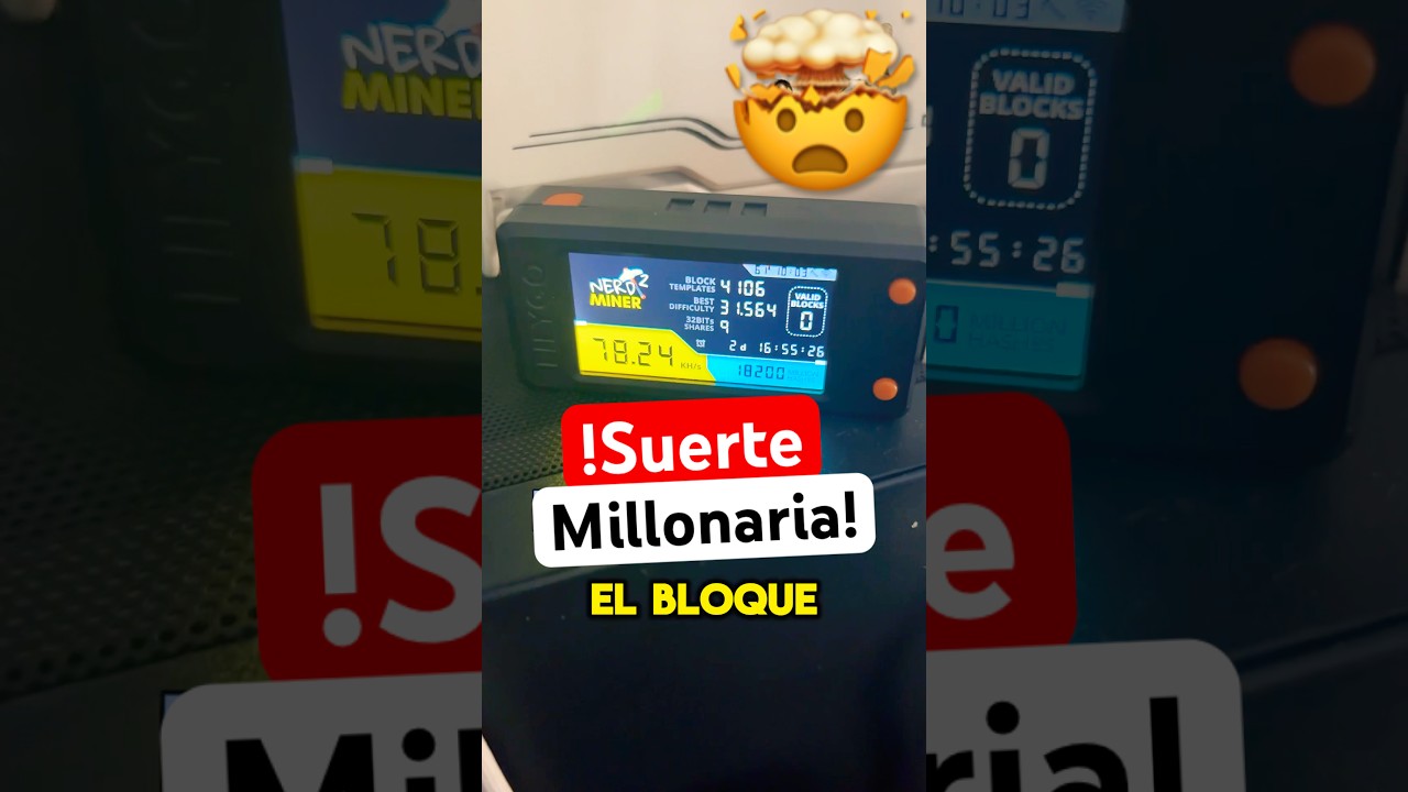 Minero Afortunado Gana $350,000 en Bitcoin 💰