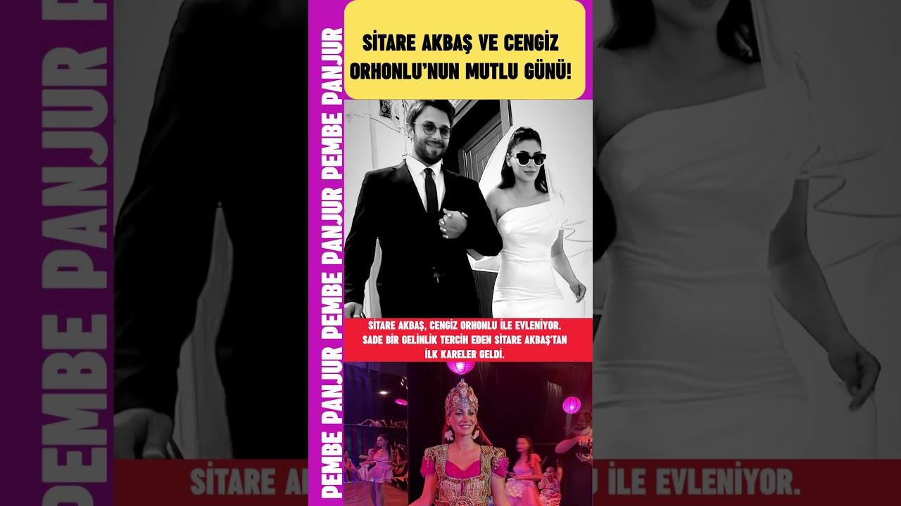 Sitare Akbaş ve Cengiz Orhonlu’nun Mutlu Günü 🎉