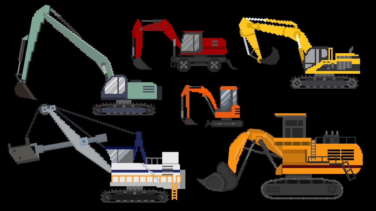 Excavators for Kids 🚧