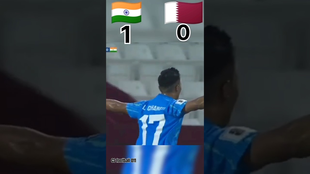 India vs Qatar: 2026 World Cup Qualifiers ⚽