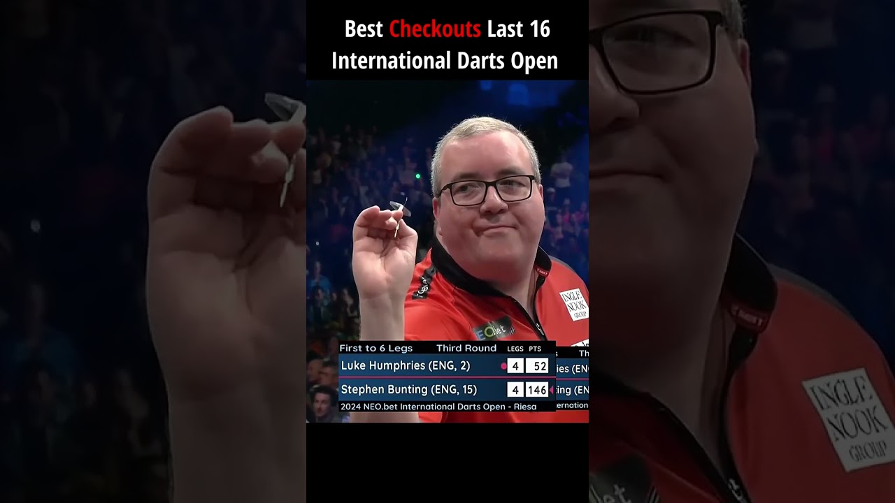 Bunting the 146 King 👑 Best Checkouts International Darts Open Last 16