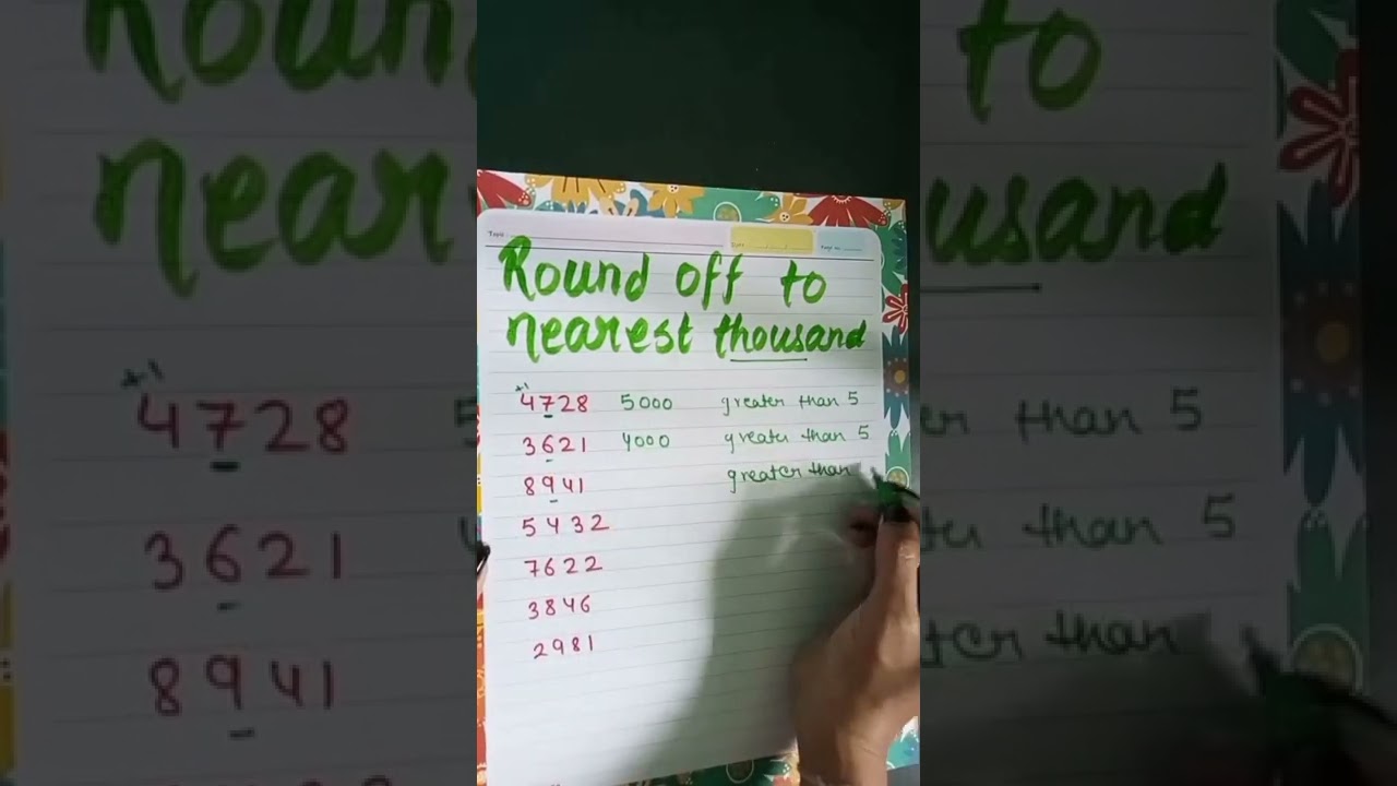 Master Math: How to Round Off to the Nearest Thousand! 📚