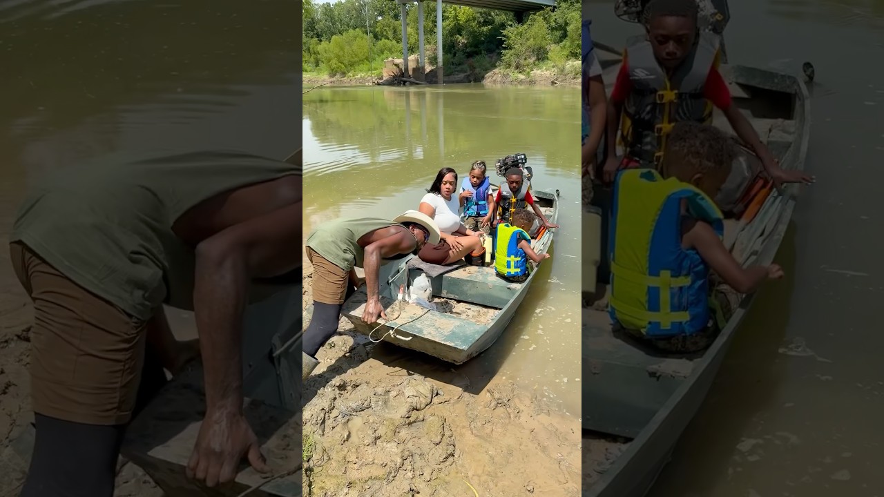 Dad Gets Left Behind on Family Fishing Trip! 🎣 #Shorts