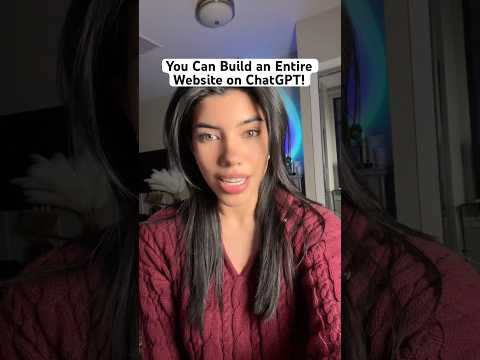 How to Build an Entire Website on ChatGPT! #chatgpt #marketingtips