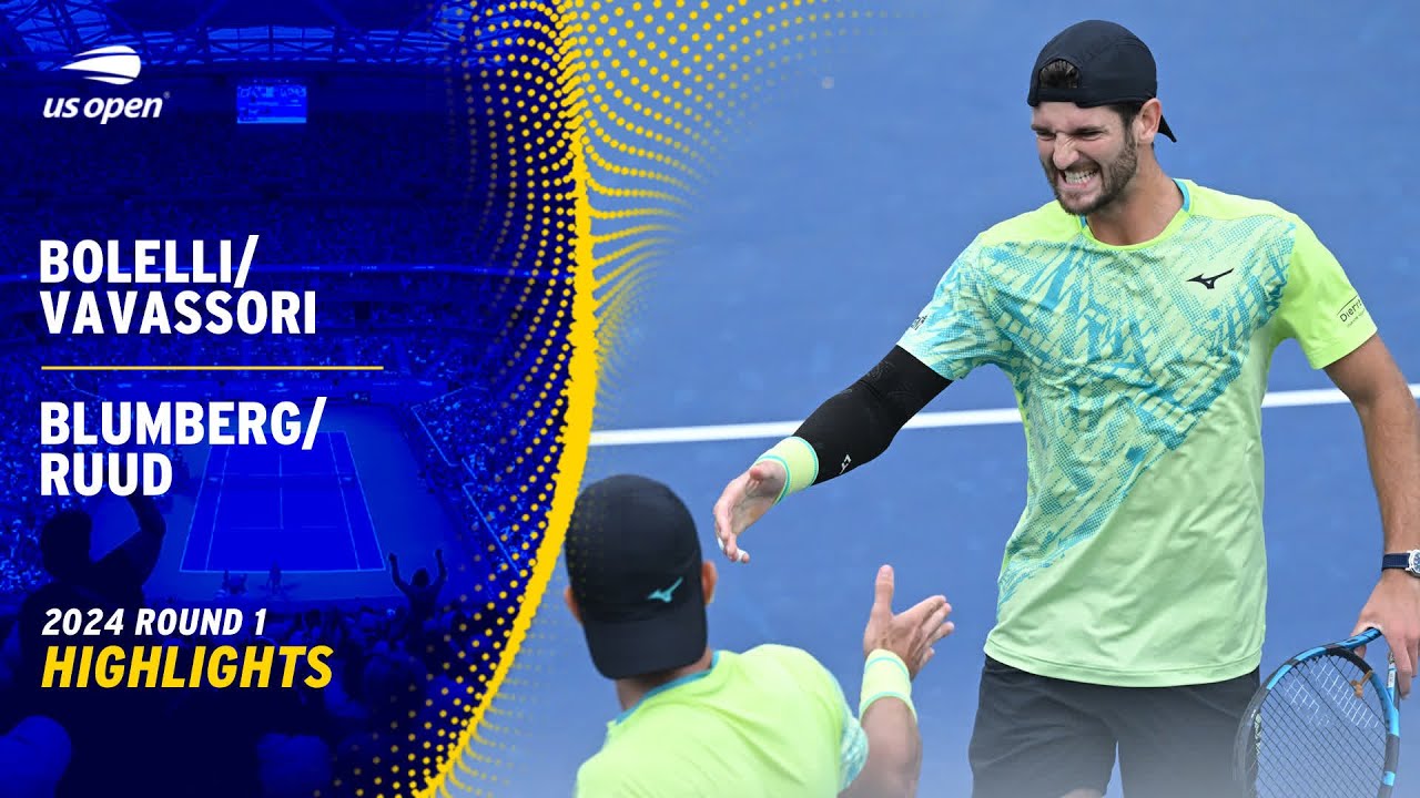 Bolelli/Vavassori vs. Blumberg/Ruud Highlights | 2024 US Open Round 1