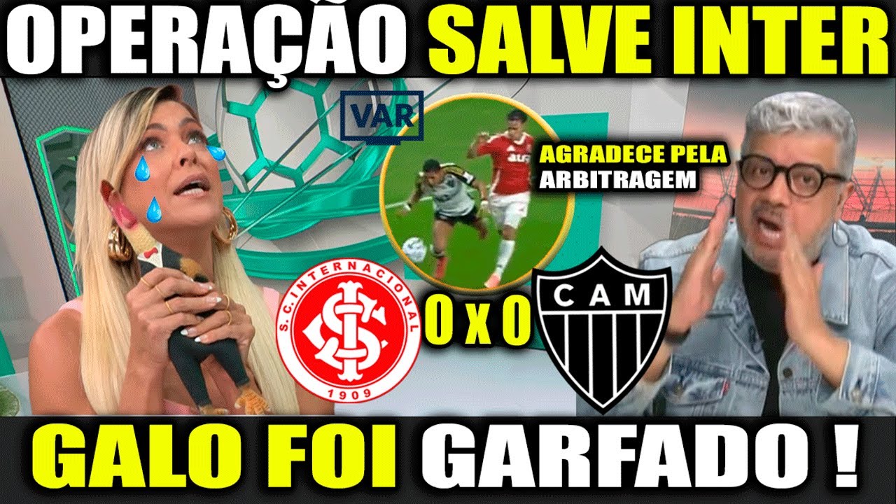 Renata Fan Perde a Linha após empate entre Inter e Atlético MG ⚽